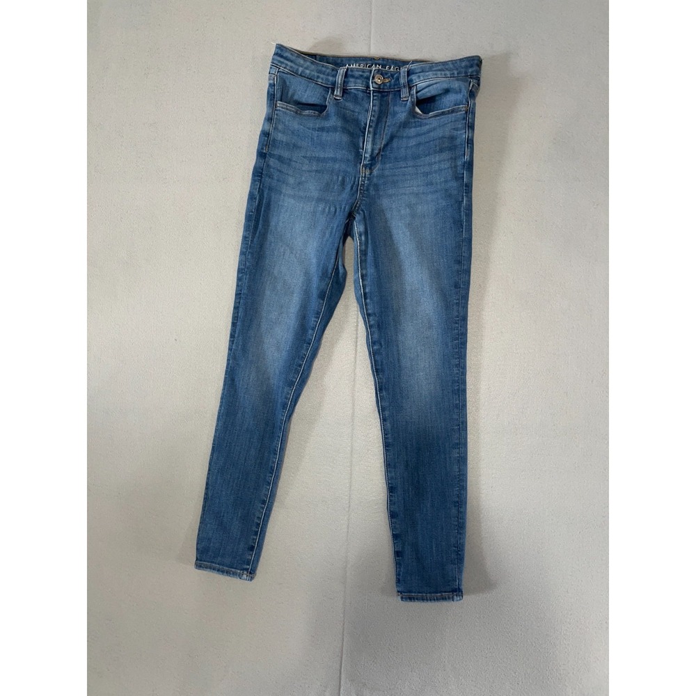 American Eagle Outfitters‎ Jegging Jeans Womens 6 Blue Denim Super High Rise
